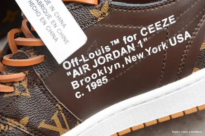 Rep Husky Air AJ1 Jordan AQ0818-158 1 x Off-Louis OW 0506